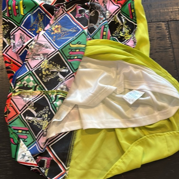 The Moon Colorblock Art To Wear Pattern Modern Dress Size Small - Picture 10 of 11